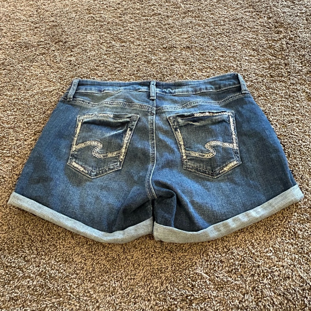 Silver Jean shorts size 29 in britt style